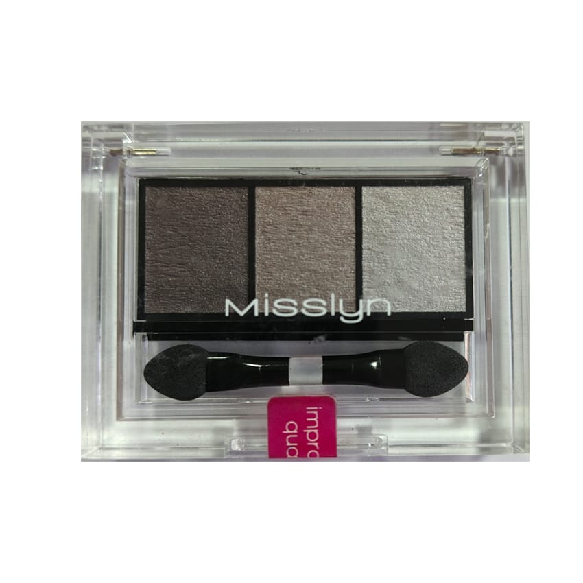 Misslyn High Shine Trio Eyeshadow 4.5g – Walk The Line | makeup | misslyn | d5% | eyeshadow