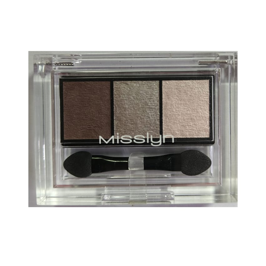 Misslyn High Shine Trio Eyeshadow 4.5g – Rosewood | makeup | misslyn | d5% | eyeshadow