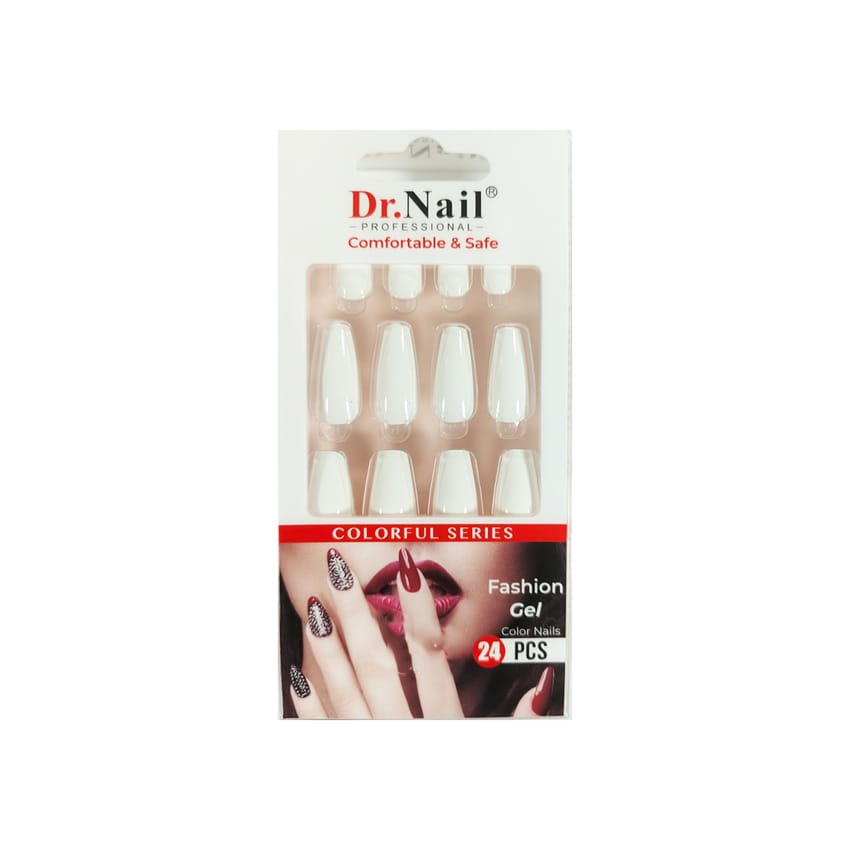 دكتور نيل بروفيشنال - مريح وآمن - YS19 | عدد الأظافر 24 قطعة | fake-nails | dr-nail | nail-care | d5%