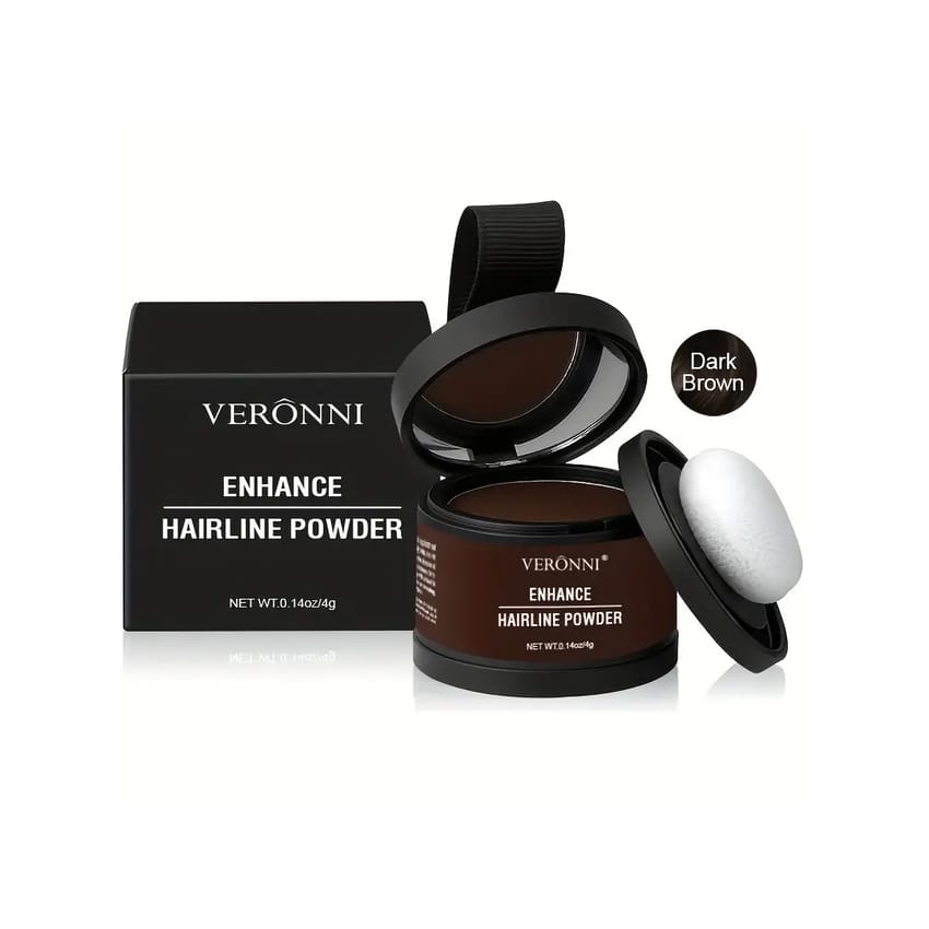 Root Touch Up Powder Fill in Thinning Hair, Hairline & Edges, Cover Bald Spots & Gray Hair - TALC-Free, Volumizing Hair Fiber for Men & Women in Salt & Pepper and Dark Shades product thumbnail 2