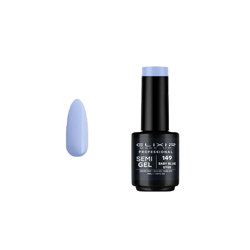 Elixir SemiGel Professional 149 Baby Blue Eyes – 15ml | nail-gel | gel-color | elixir | d5%