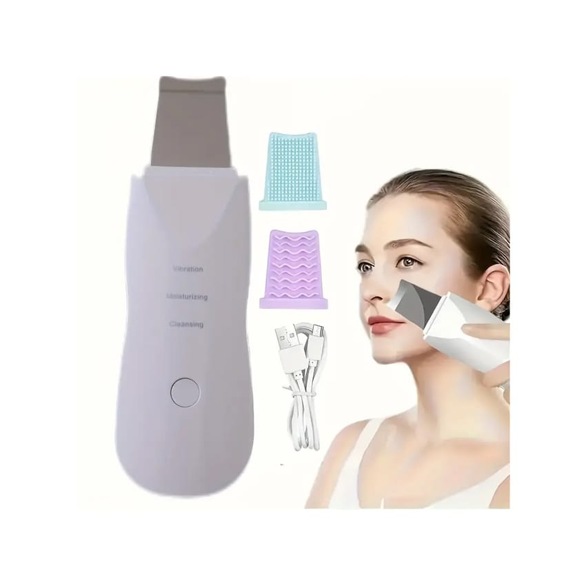 جهاز هزاز لتنظيف الوجه قابل لإعادة الشحن عبر USB - جهاز للعن | electronics | skin-devices | skin-care | d5%