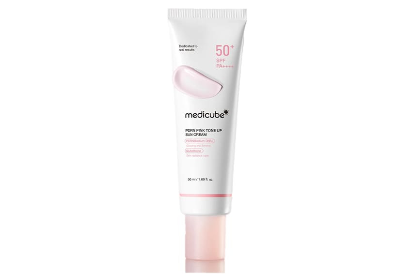 Medicube PDRN Pink Tone-Up Sun Cream – 50ml | sun-care | sun-block | skin-care | korean | medicube