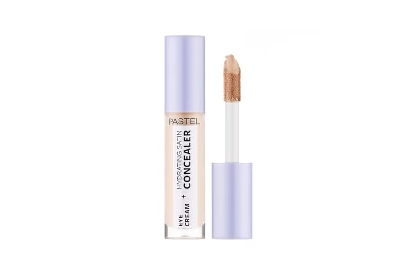 باستيل كونسيلر ساتان مرطّب مع كريم تحت العين – درجة 61 | eye-cream | makeup | pastel | concealer