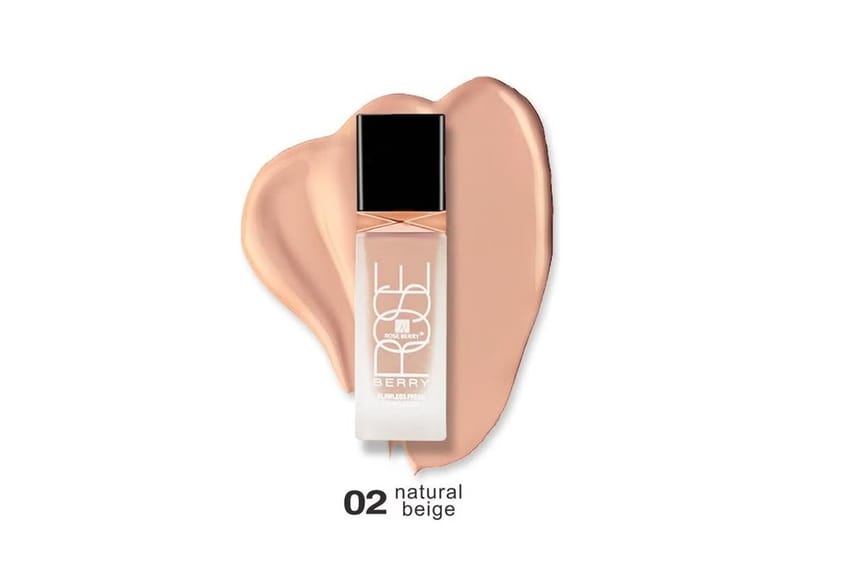 Rose Berry Velvet Liquid Foundation 40 ML – Natural Beige