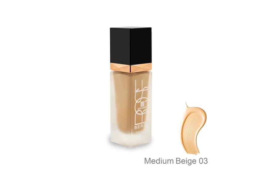 Rose Berry Velvet Liquid Foundation 40 ML – Medium Beige