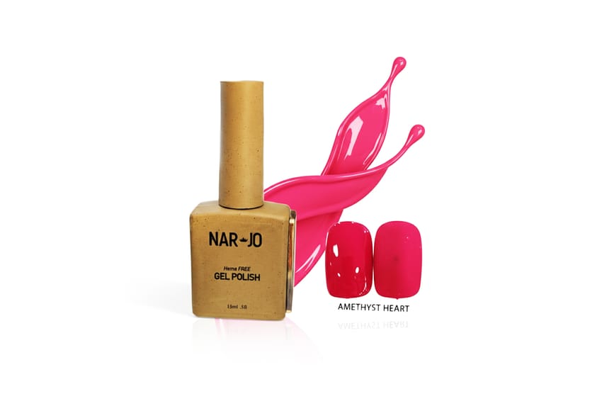 NAR JO Gelnish Nail Polish – Amethyst Heart (15 ml)