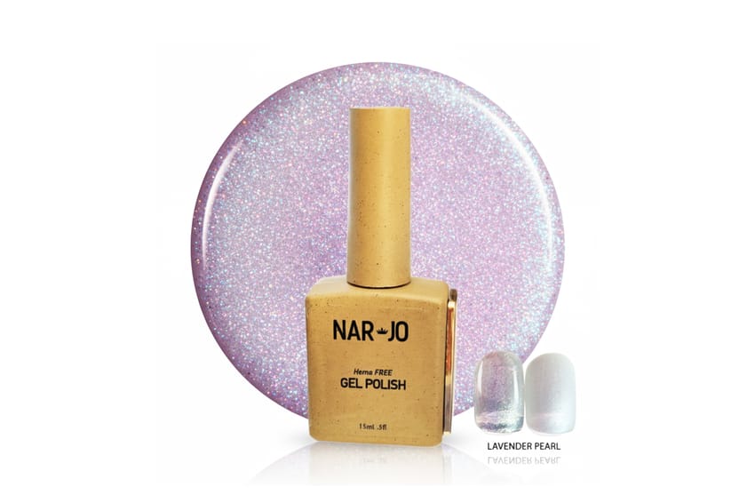 NAR JO Gelnish Nail Polish – Lavender Pearl (15 ml)