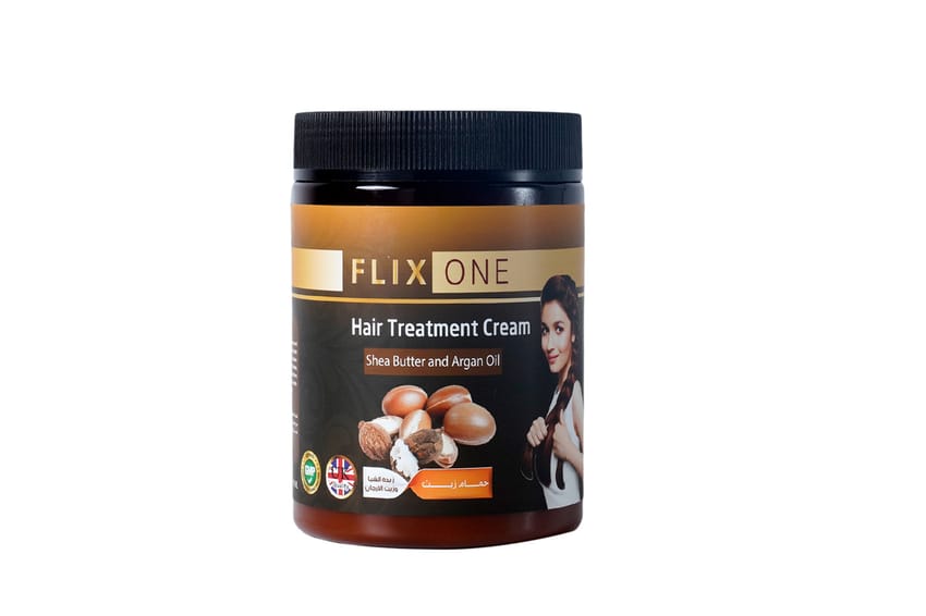 FLIX ONE Hair Treatment Cream with Shea Butter and Argan Oil - 1L