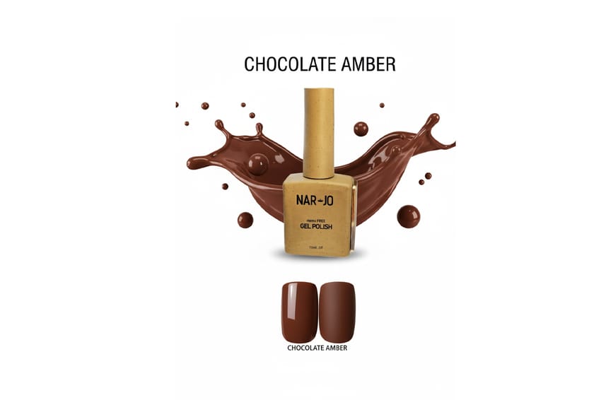 NARJO Gel Polish - CHOCOLATE AMBER