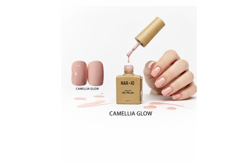 طلاء أظافر كاميليا جلو من NAR JO | nail-art | nail-gel | gel-color | nar-jo