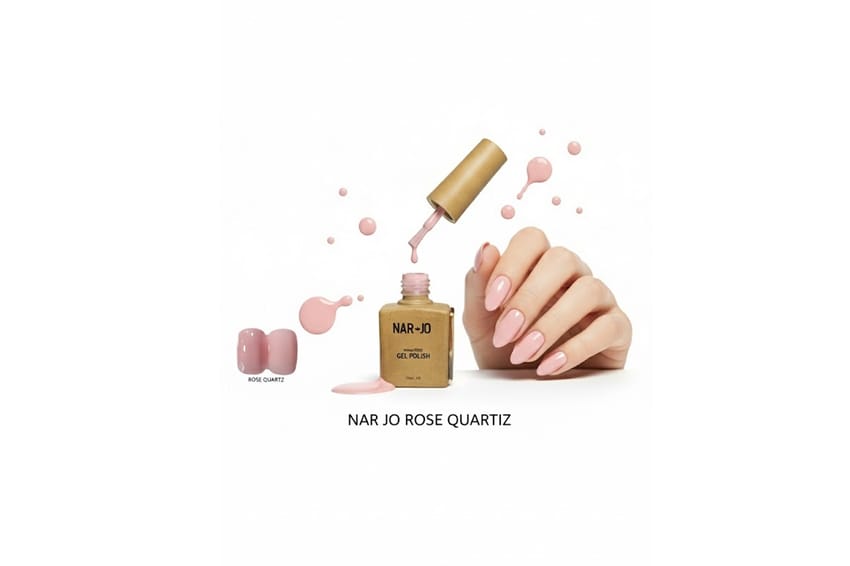 NAR JO Rose Quartz Gel Color- 15ML