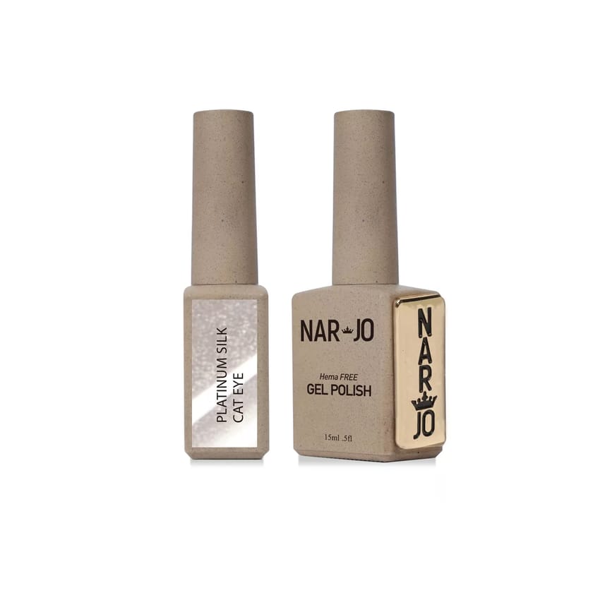 NAR JO Platinum Silk Cat Eye Gel Polish -15 ML | nail-art | nail-gel | gel-color | nar-jo