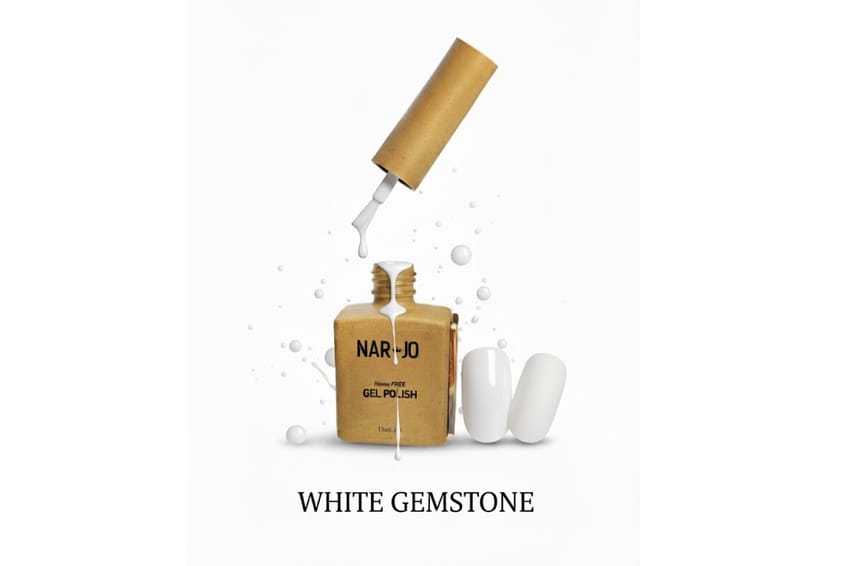 Nar Jo Gel Polish – White Gemstone – HEMA Free – 15ml product thumbnail 2