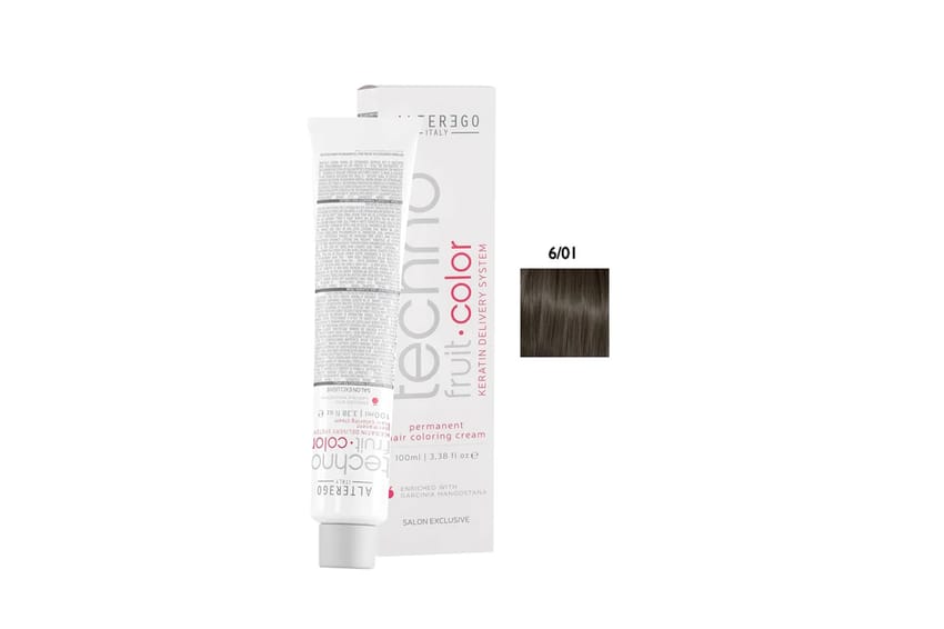 Alter Ego Italy Techno Fruit Color 6/01 Dark Natural Ash Blonde 100 ML
