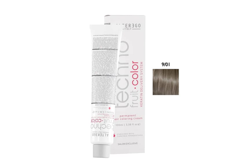 Alter Ego Italy Techno Fruit Color 9‑01 Very Light Ash Blonde – 100 ml
