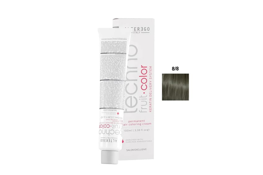 Alter Ego Italy Techno Fruit Color 8/8 Medium Light Natural Ash Blonde