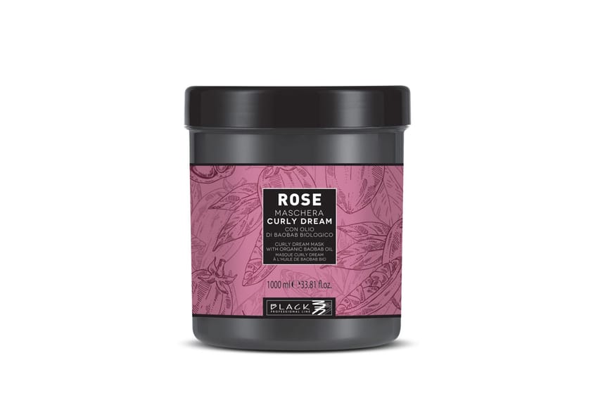 Black Professional Line Rose Curly Dream Mask – 1000 ml | hair-mask | hair-treatment | d5%