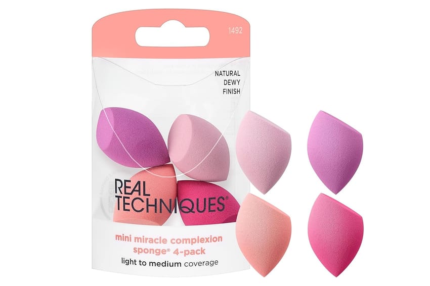 Real Techniques 4 Miracle Mini Complexion Sponges 1492