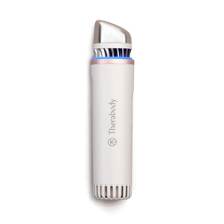 Therabody TheraFace Depuffing Wand – Cold and Heat Skincare Treatment to Depuff and Glow; Beauty Wand, Face Roller and Eye Massager for Eye Puffiness, Dark Circles and Skin Radiance (White)