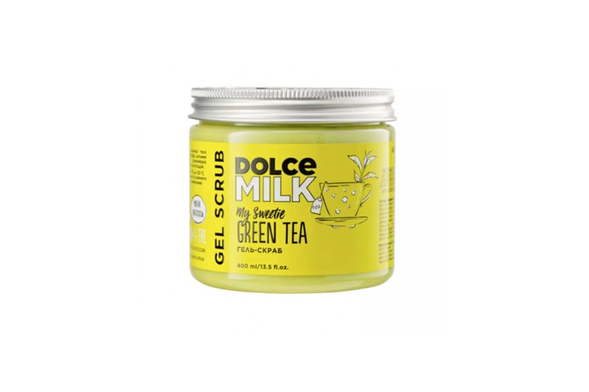 Dolce Milk Green Tea Gel Scrub – 400 ml | body-care | body-scrub | d5% | dolce-milk