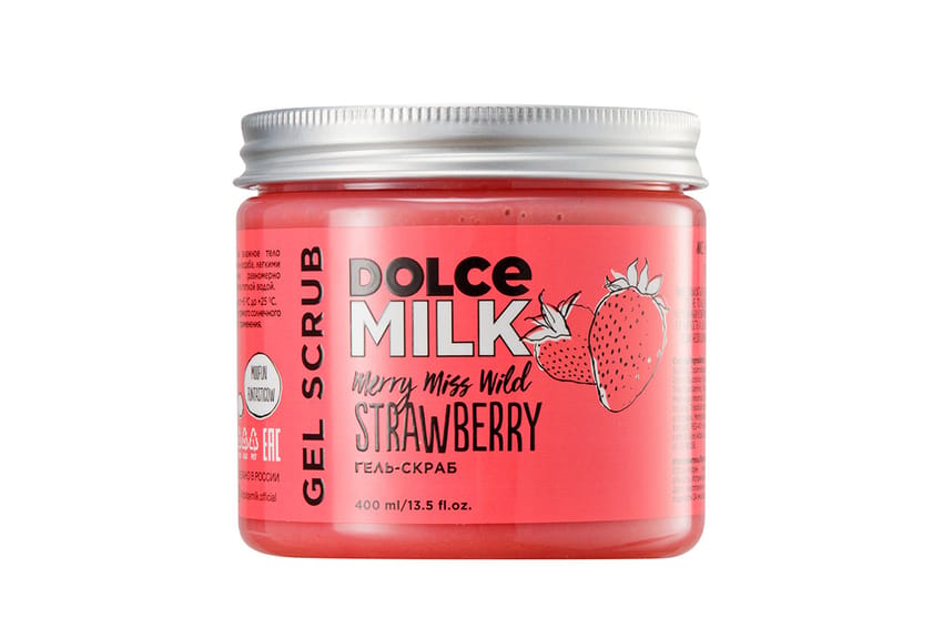 Dolce Milk Strawberry Gel Scrub – 400 ml