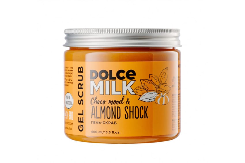 Dolce Milk Almond Shock Gel Scrub – 400 ml | body-care | body-scrub | d5% | dolce-milk