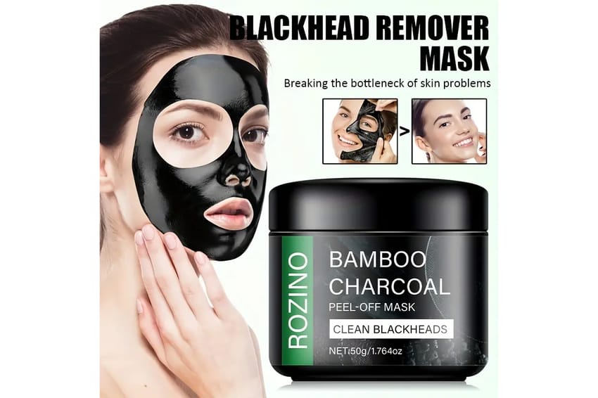 Rozino Bamboo Charcoal Peel Off Mask, 50g