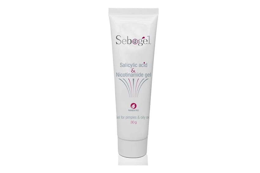Ubik sebogel salicylic acid & nicotnamide gel for pimples &oily skin -paraben free