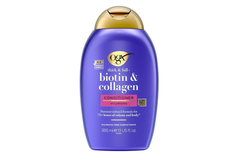 مكثّف (بلسم) OGX لتكثيف الشعر + بيوتين وكولاجين 385 مل | shampoo-and-conditioner | ogx