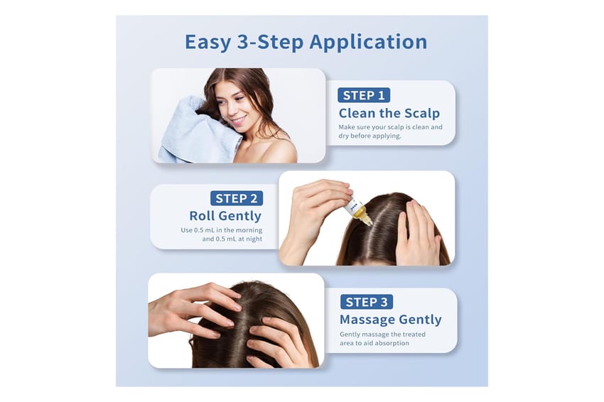 QGGQ Hair Growth Serum Roll-On 30ml product thumbnail 3