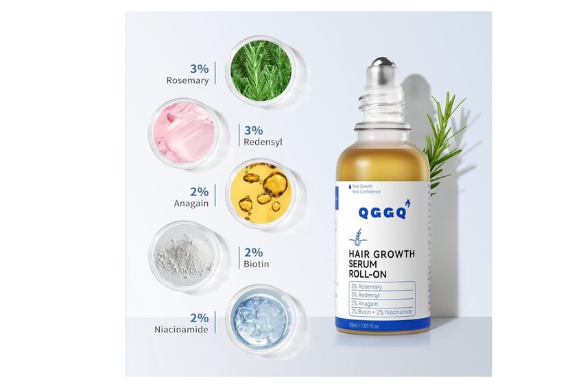 QGGQ Hair Growth Serum Roll-On 30ml product thumbnail 2