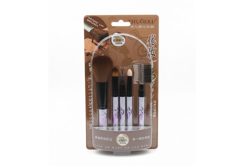 ZHUOER Makeup Brush Set – 5 Pieces