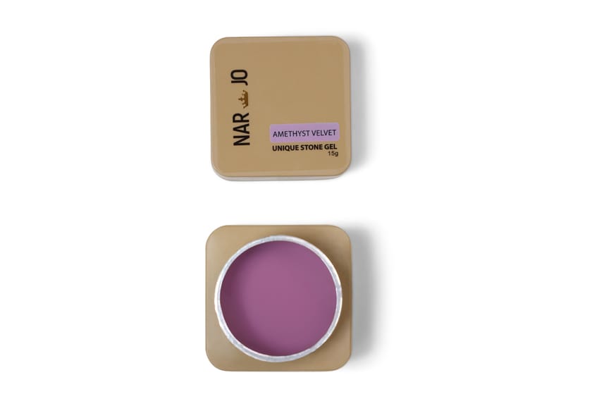 NAR JO Unique Stone Gel – Amethyst Velvet 15g (Nail Builder Gel)