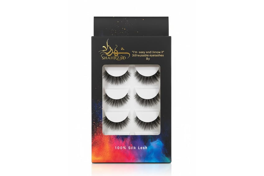 Shahrazad 3D Reusable Eyelashes – 100% Silk – H01 | eyelashes | eyelash-tools