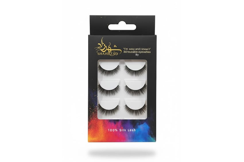 Shahrazad 3D Reusable Eyelashes – 100% Silk – X13 | eyelashes | eyelash-tools