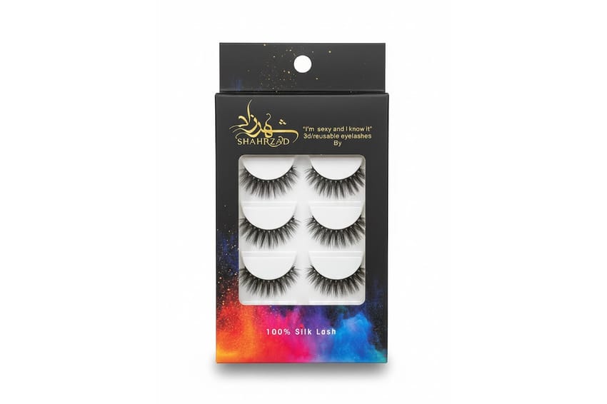 Shahrazad 3D Reusable Eyelashes – 100% Silk – H13 | eyelashes | eyelash-tools