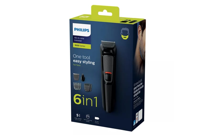 Philips Multigroom Series 3000 6‑in‑1 (Face Trimmer) | electronics | shavers | philips