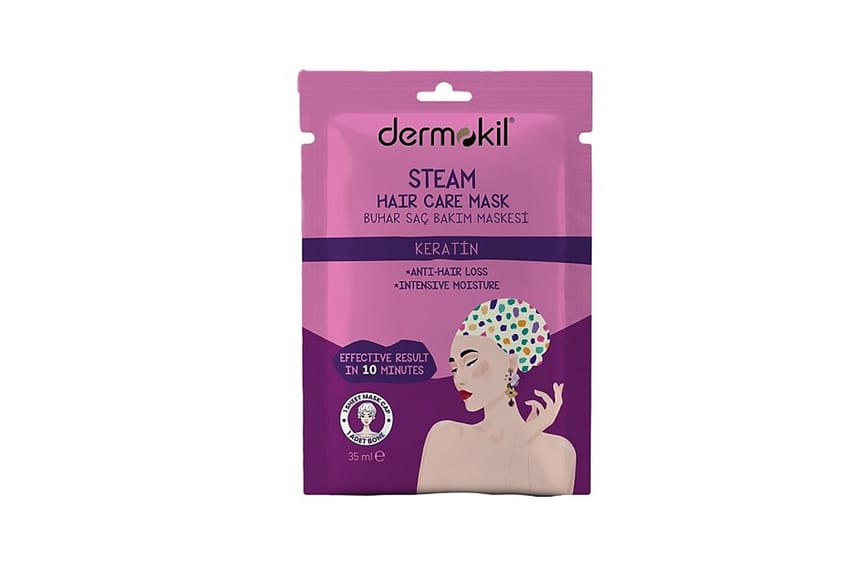 ديرموكيل ماسك العناية بالشعر بالبخار بالكيراتين – 35 مل | hair-mask | hair-care | dermokil
