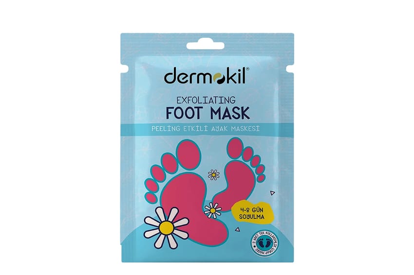 قناع تقشير وترطيب القدمين – ديرموكيل (زوج واحد) 30 مل | foot-care | dermokil