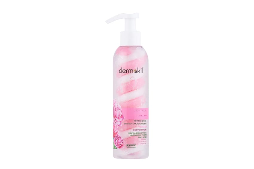 لوشن الجسم المرطب والمنعش بماء الورد الطبيعي – ديرموكيل 200 | skin-lotion | dermokil