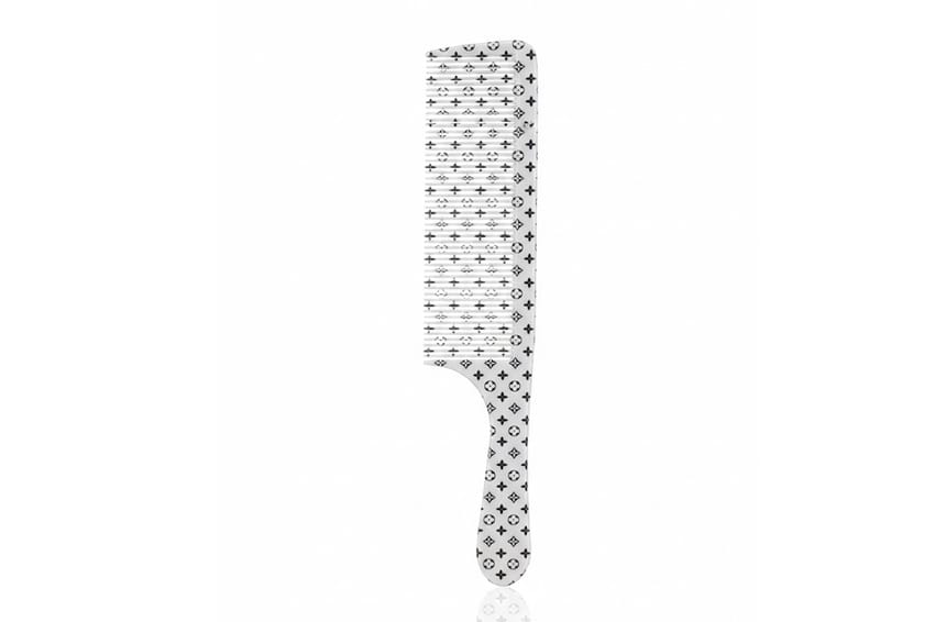 مشط شعر فاخر بنقشة مونوغرام | tools | hair-brushes | hair-tools