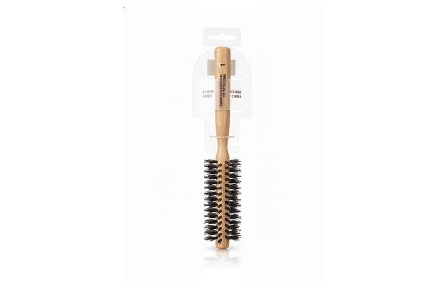 HUMMER Professional Small Round Wood Brush