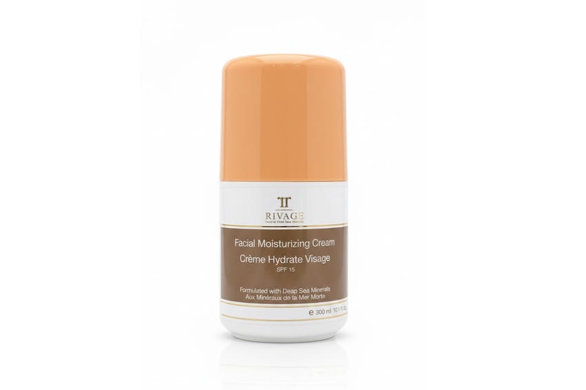 كريم نهاري Rivage للبشرة الجافة والحساسة مع SPF 15 – 300 مل | skin-treatment | face-moisture | dead-sea | skin-care | rivage