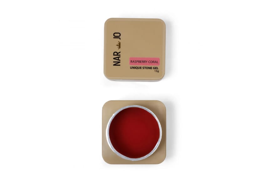 Nar Jo Raspberry Coral Unique Stone Gel – Premium Color Gel – 15 g