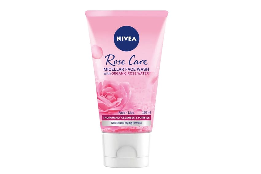 NIVEA Rose Care Micellar Wash Gel with Organic Rose Water – 150 ml