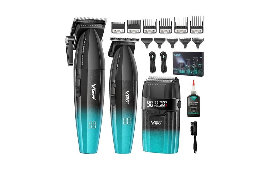 VGR V‑640 S3 3‑in‑1 Hair Clipper & Grooming Set