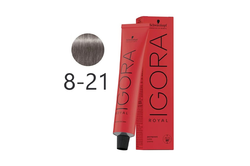 صبغة شعر شوارتزكوف IGORA Royal 8/21 – أشقر فاتح رمادي (آش سي | hair-color | oxydant-dye | igora-color | schwarzkopf
