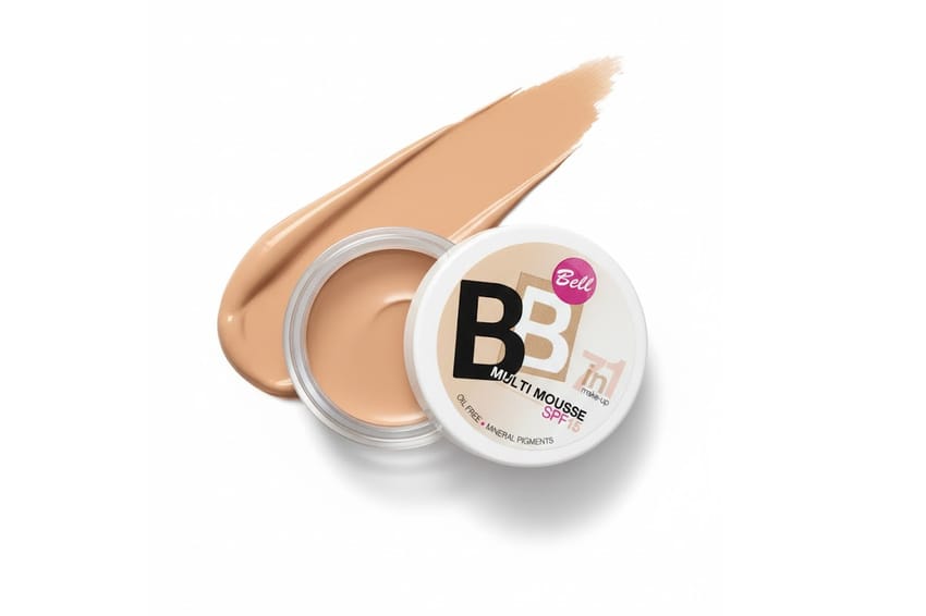 بيل بي بي موس متعدد الوظائف 7 في 1 بعامل حماية SPF 15 – 04 ع | makeup | bell | foundation