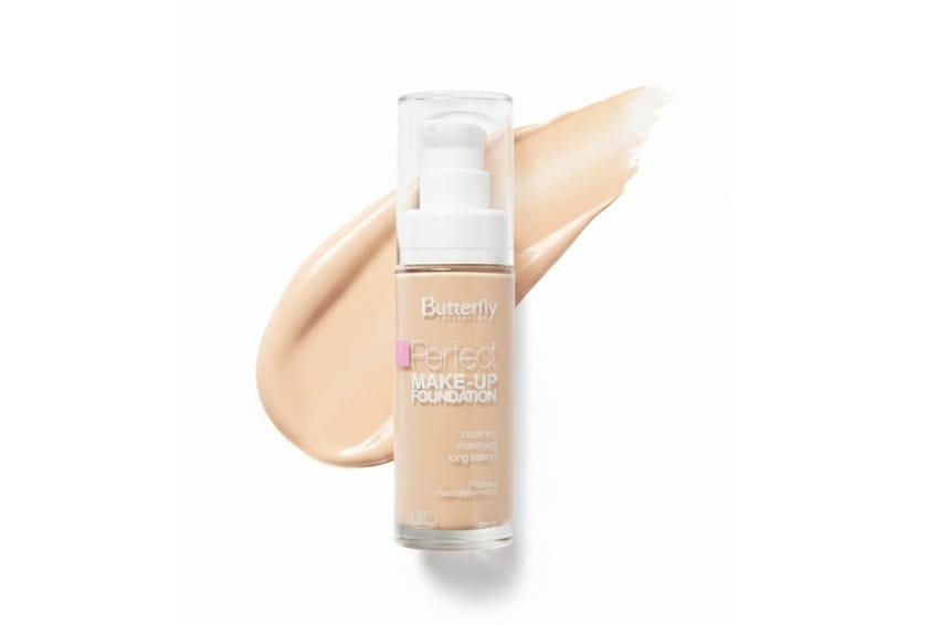 Butterfly Perfect Make Up Foundation High Coverage Matte Lon | makeup | foundation